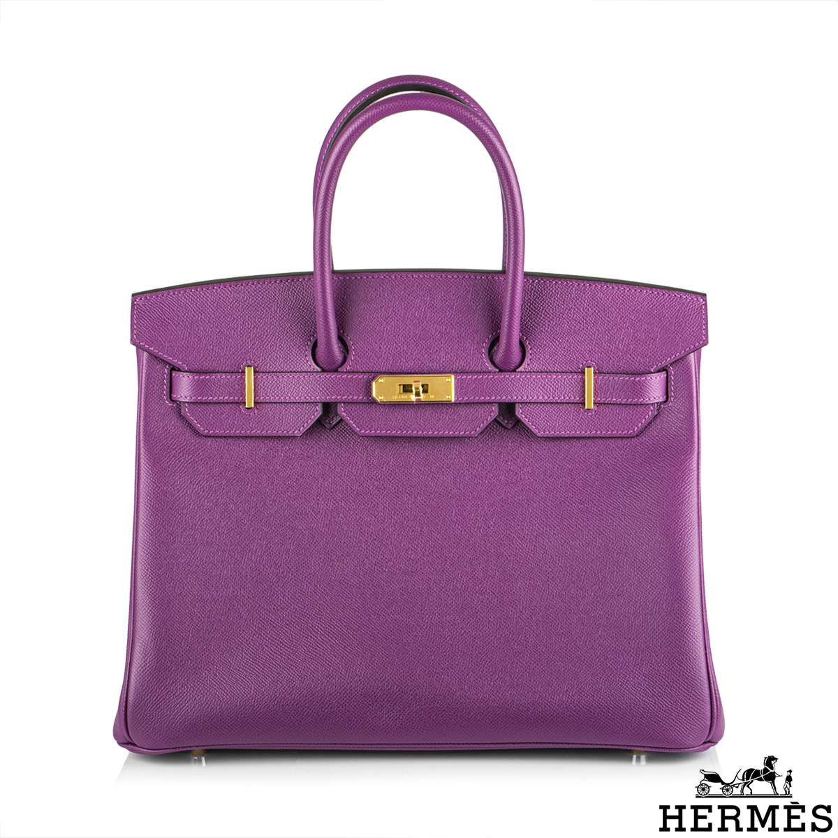 Hermès Orange Epsom Birkin 35 with Gold Hardware